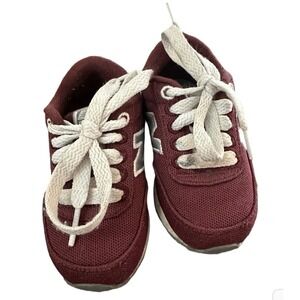 New Balance Kids Sneakers Burgundy with White Laces